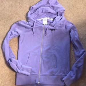VS Pink Zip Up Hoodie